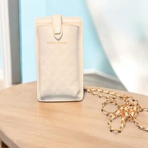 Coco Crush Cream Phone Crossbody Bag